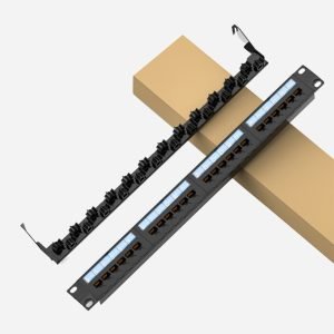 Cat.6 UTP patch panel 1U 24 port - Image 3